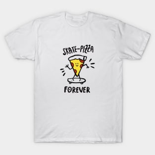 Skate and pizza | love pizza forever | pizza lover | pizza | skating T-Shirt